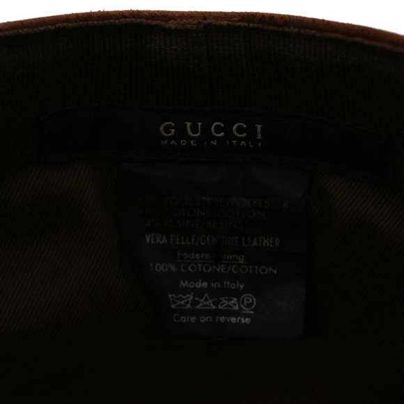 GUCCI GG Canvas Hunting Hat Brown Auth yk7612 - Picture 8 of 11